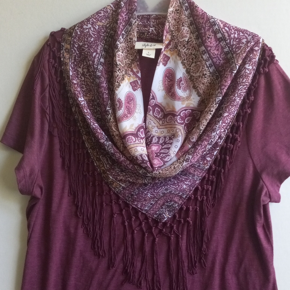 2PC SCARF/ TOP - Picture 2 of 4